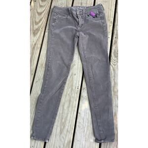 American Eagle Super Stretch Jegging Size 2 Skinny Jeans Gray Mid Rise